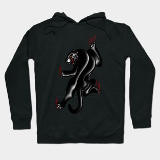 Traditional Tattoo Panther Hoodie